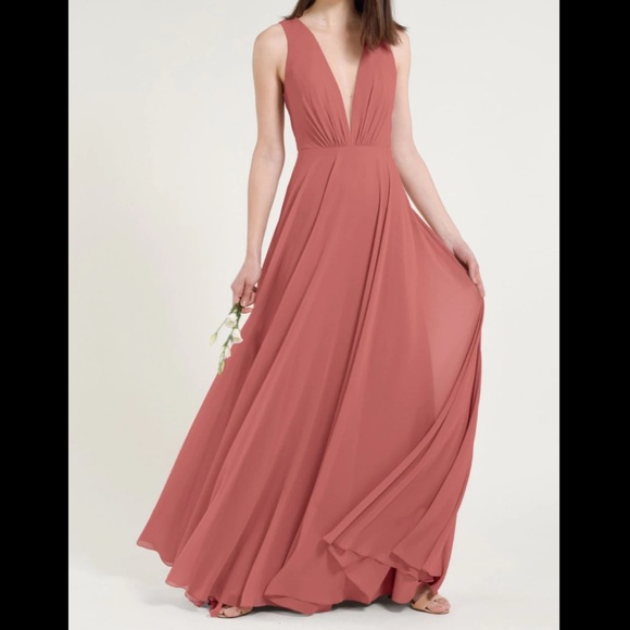 Jenny Yoo Dresses & Skirts - Jenny Yoo Ryan Bridesmaid Dress in Dusty Rose; Size 8